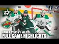 1st Round - Game 6 Dallas Stars vs Minnesota Wild Full Game Highlights ESPN NHL