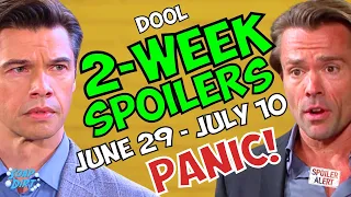 Days of our Lives 2-Week Spoilers June 29-July 10 Xander Philip PANIC a DiMera DISASTER