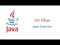 intMax Java Exercise CodingBat com