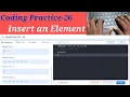 Coding Practice-26 Insert an Element NxtWave ccbp