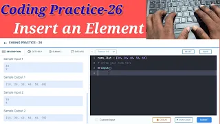 Coding Practice-26 Insert an Element NxtWave ccbp