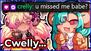 Crelly Gets Her Own Monkey Leaves After Crashing Out