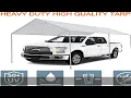 Thanaddo 10 x 20 Ft Carport Replacement Canopy Cover Garage Top Tent Shelter Tarp with Free 48 Ball