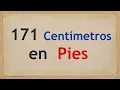 171 CM how many FEET are - How many FEET are 171 CENTIMETERS equal to