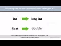 Data Types in C - in hindi