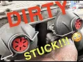 STUCK POWER VALVE R A V E Exhaust Valve Cleaning Had to Hammer It Out