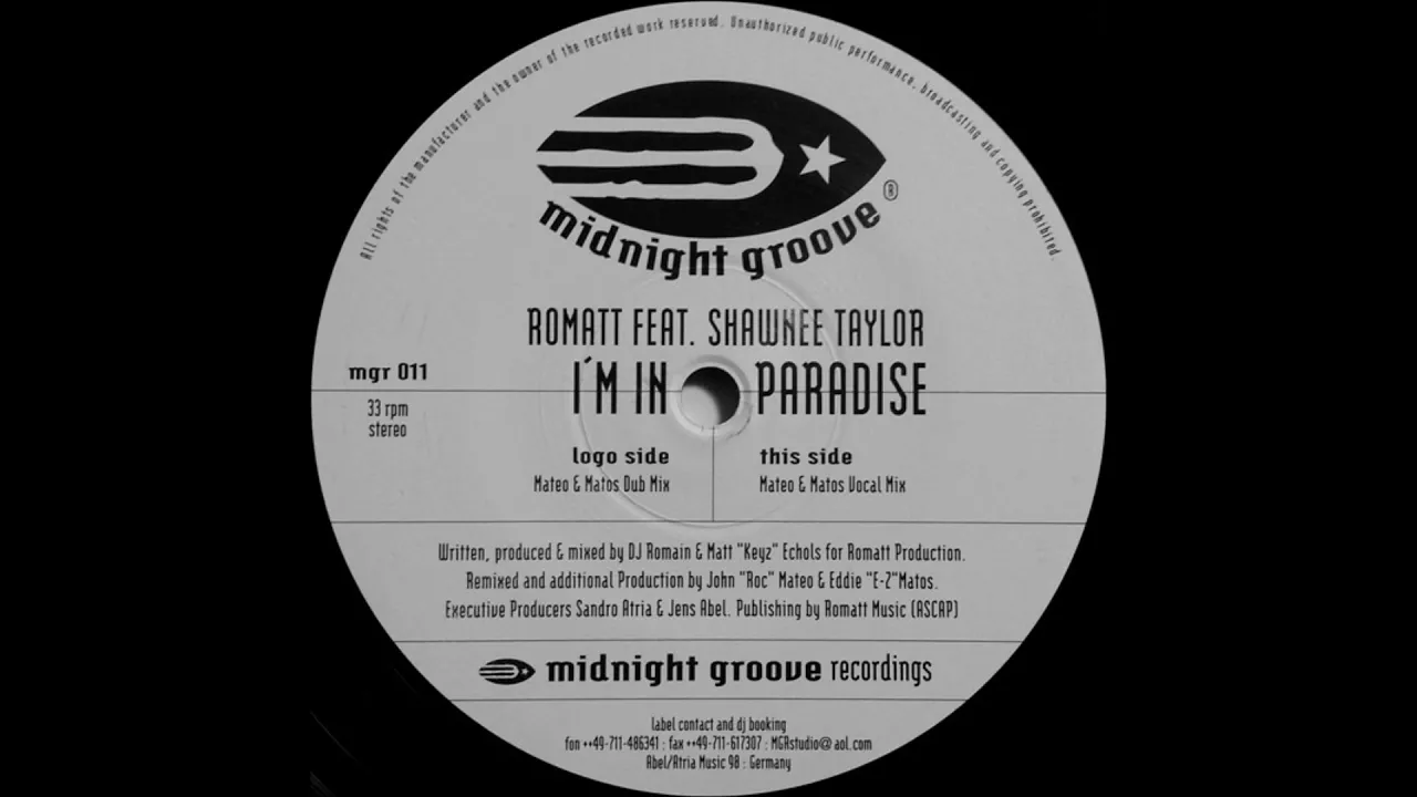 Romatt - I'm In Paradise (Mateo & Matos Dub Mix)