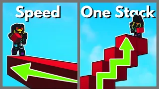 How to Speed Bridge in Minecraft Bedwars tutorial tips 2026