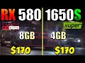 RX 580 vs GTX 1650 Super Test in 10 Games