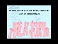 MLP Base Speedpaint - mane 6 movie style base