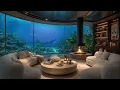 Underwater Luxury Lounge | Calming Music & Ocean Ambience for Relaxation & Sleep | 2 Hours