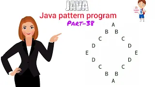 Java pattern program tutorial part 38 Easy Learning Genius