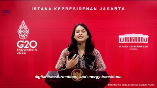 Download Keterangan Pers Juru Bicara Pemerintah untuk Presidensi G20 Indonesia Maudy Ayunda, 3 November 2022 MP3
