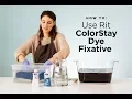 Lagu How to Use Rit ColorStay Dye Fixative