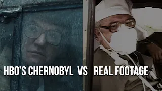chernobyl show vs reality footage comparison