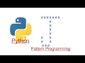 Printing J Hash shape in Python - Pattern of Python Programming