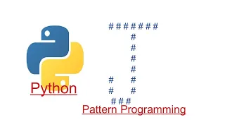 Printing J Hash shape in Python - Pattern of Python Programming
