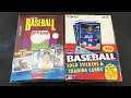 1986 DONRUSS FLEER Double Feature - Turn Back the Clock Tuesday