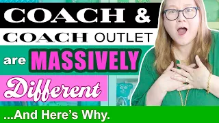 COACH vs Coach OUTLET Why They Are MASSIVELY Different Autumn Beckman