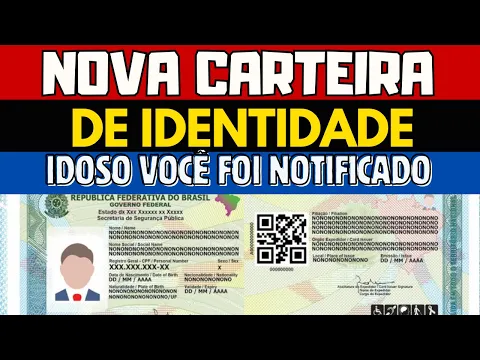 Download MP3 SAIU LISTA DOS IDOSOS QUE PRECISAM FAZER A NOVA CARTEIRA DE IDENTIDADE! É OBRIGATÓRIO NOVO RG