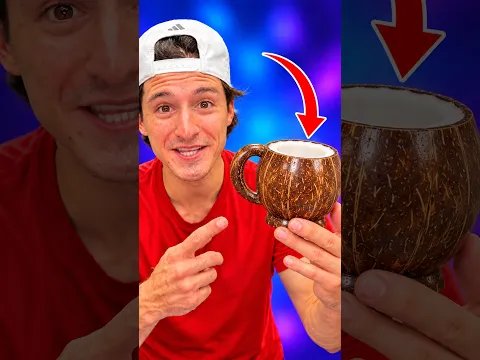 Cómo hacer una taza de coco 😱🥥☕️