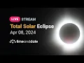 LIVE Total Solar Eclipse Great North American Eclipse - April 8 2024