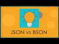 JSON vs BSON MongoDB concept 2 min BONUS TIP
