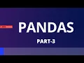 Pandas For Data Science-PART 3