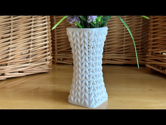 Square Knitted Vase video thumbnail