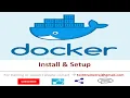 Docker Introduction Part-3 Docker Install and Setup - windows Docker Tutorial for Beginners