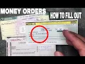 How To Fill Out A Money Order