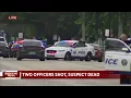 Suspect shot dead after firing at 2 Doral cops police say