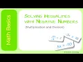 Solving Inequalities with Negative Numbers sign change