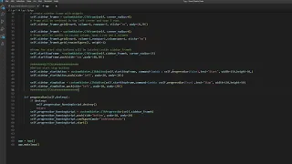 Python GUI desktop application project with Customtkinter - Creating button and a progress bar