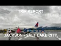TRIP REPORT Jackson JAC to Salt Lake City SLC Delta Air Lines A319-114 First Class