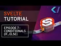 if else statements 7 Svelte Tutorial