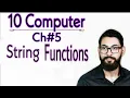 String functions in gw basic 10 class computer chapter 5