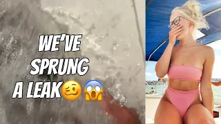 WE’VE SPRUNG A LEAK💦😱 / Installing a Wind Speed Indicator /Last Day At The Marina🥺🥺