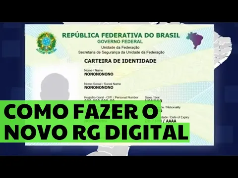 Download MP3 COMO FAZER O NOVO RG DIGITAL 2022 - A NOVA CARTEIRA DE IDENTIDADE NACIONAL