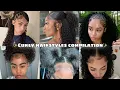 Easy Curly Hairstyles Compilation