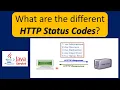 What are the different HTTP Status Codes Servlets