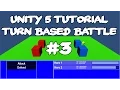 Unity 5 Tutorial Turn Based Battle System - User Interface