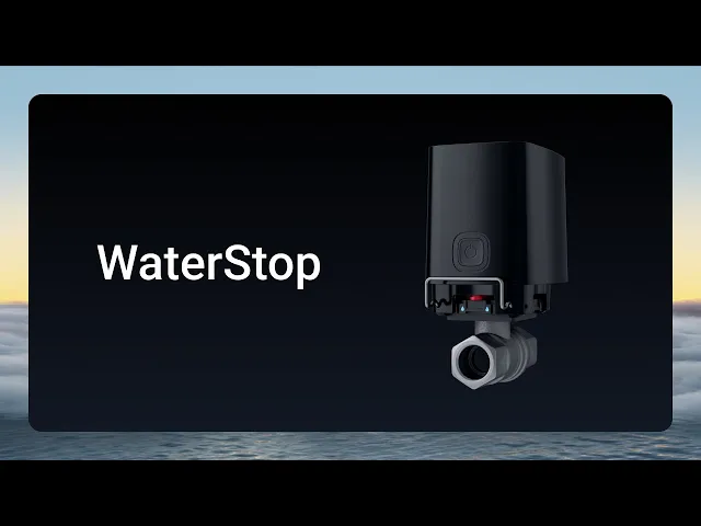 Valvola di arresto wireless per tubo ¾", bianca, WaterStop Ajax, AJAX, 52269.155.WH1