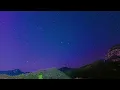 Atardecer en las montañas en cámara rápida - Video sin copyright