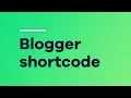ThemeREX Blogger Shortcode