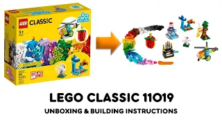 Lego classic 11019 ideas Unboxing and Building instructions