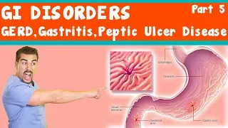 GI Disorders GERD Gastritis peptic ulcer Disease Part 5