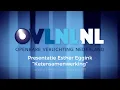 Lagu OVLNL Gesprekstafel 31 oktober 2025: Presentatie, Ketensamenwerking circulaire OVL armaturen