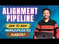 Tutorial-9 Short-read alignment Part-2 - whole pipeline mark duplicates and flagstat