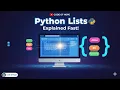 Python Lists Made EASY STOP Struggling Watch This Complete Guide